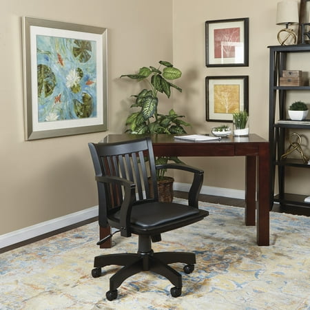 Deluxe Wood Banker S Chair Walmart Com