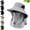 Gray, variant on Men's Sun Protection Hat with Detachable Face Mask Cover and Neck Flap, UPF 50+ Wide Brim Fisherman Hat, Waterproof Lightweight Breathable Mesh Hiking Fishing Cap with Adjustable Chin Strap