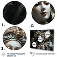 thumbnail image 3 of Designart "Mystical Guardians in Religious Art I" Spiritual Floater Framed Wall Art Living Room, 3 of 7