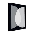 thumbnail image 4 of Canvas Wall Art - Tom Quartermaine 'Black and White Mid Century Abstract 2' Wall Art for Living Room, Bedroom, or Office Décor by Trademark Fine Art - 35 x 47 Inches, 4 of 4