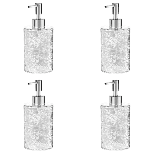 Dispensador Jabón Espumoso 400 Ml Botella Repuesto Champú Antideslizante para Ducha () Blanco