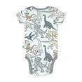 thumbnail image 3 of Honest Baby Clothing Organic Cotton Boy/Girl Short Sleeve Bodysuit Set, Newborn to 24M, 3 of 8