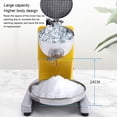 thumbnail image 3 of 500W Electric Ice Crusher, Professional Double ABS Stainless Steel Snow Cone Maker Multipurpose Shaved Ice Machine with Anti Splash Cover for Home and Commercial Use, 3 of 7