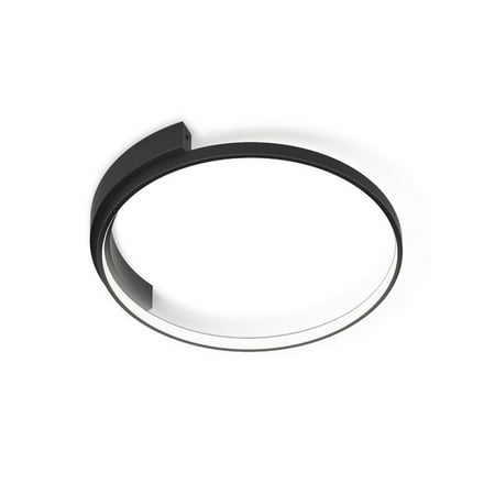

Toyella Bedroom Lamp Modern Minimalist Ceiling Lamp Art Lighting Black 40x5cm Three tone light