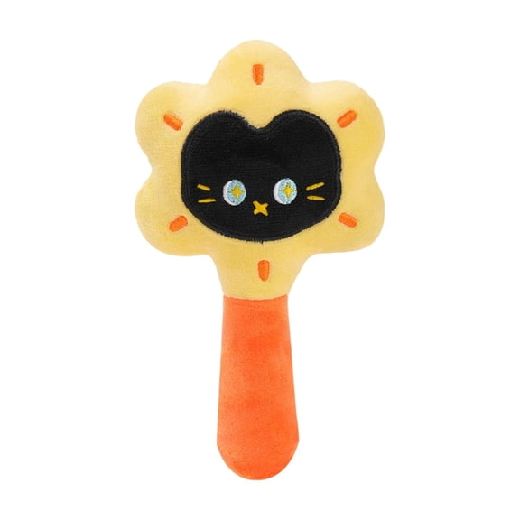 Money Flower Plush Catnip Toy with Rattle Bell, Interactive Cat Teaser for Self-Play, Boredom Relief Companion Toy, Soft Fabric Engagement Tool, Flower Pet Accessory.