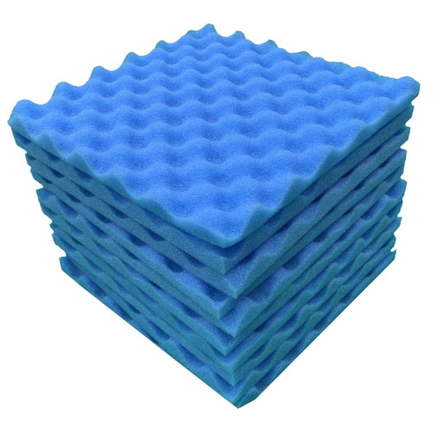 RYRDWP 10Pcs Acoustic Sound Stop Foam Panel Absorption Sponge Studio KTV Soundproof