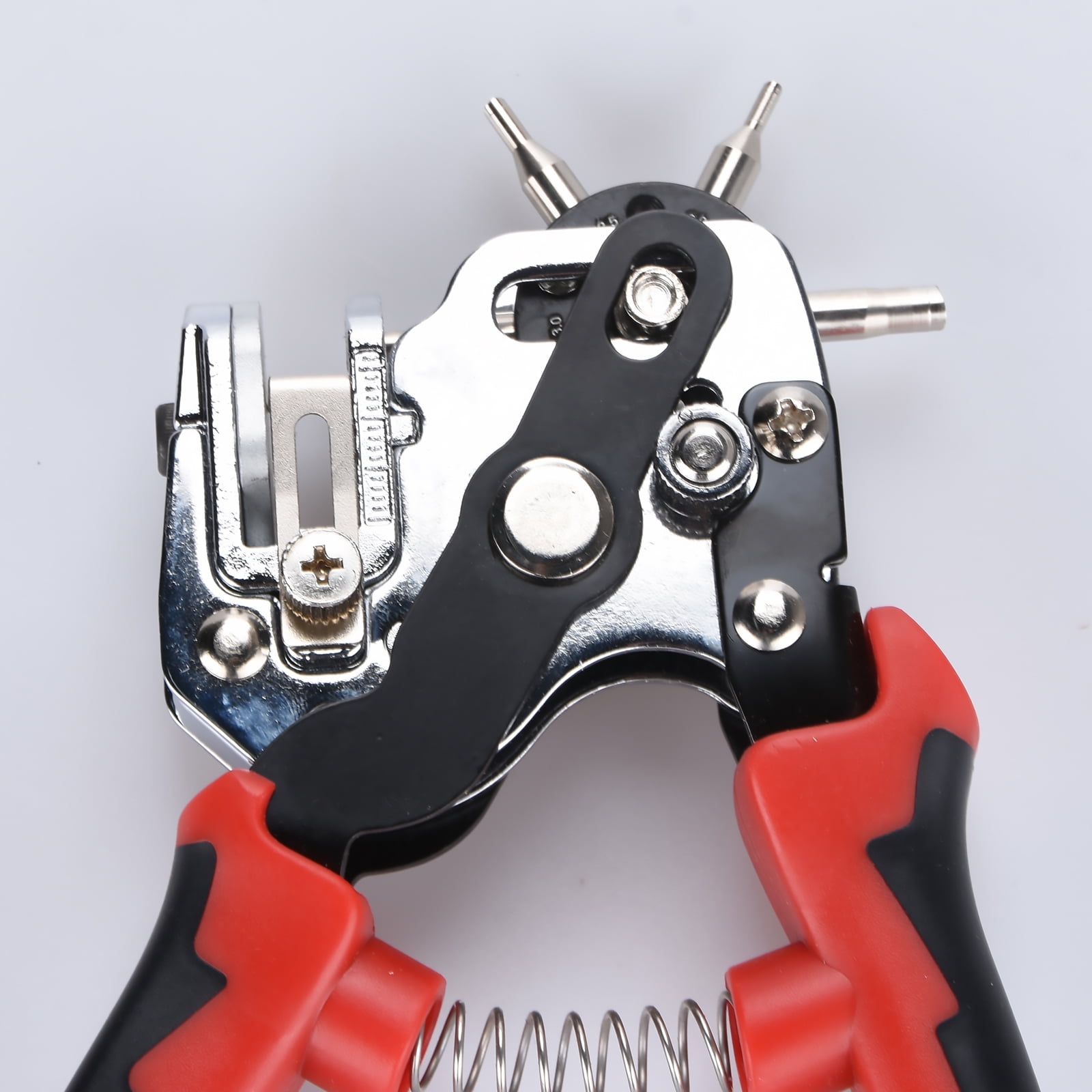 6 Multi-Hole Sizes Belt Hole Puncher Leather Single Hole Punch Tool TAPDRA Spare Part