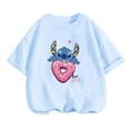 thumbnail image 4 of Camiseta divertida de dibujos animados Kawaii Lilo Stitch, camiseta para niños, camiseta de Stitch, linda camiseta de manga, camiseta gráfica Y2k, camisetas de calle, camisetas para mujer, 4 of 5