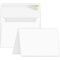 Darice Blank White Cards with Envelopes, 5 x 7 Inches, 50 Pack 