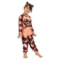 thumbnail image 5 of Yuanyu Matching Family Pajamas Sets Holiday Halloween Bat Pumpkin 2-Piece PJS Family Loungewear, 5 of 10