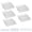 4 inch, 5 Pair(10 Pcs), variant on Cleat Picture Hanger 4" Aluminum Z Clips Interlocking Wall Mounting Bracket Hardware Kit For Whiteboard Panels Shartwork Cabinet Art Frames (5 Pairs)