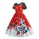 thumbnail image 5 of Vestido de encaje Retro de Navidad para mujer, disfraces de manga corta, Swing Vintage, vestidos de fiesta, ropa de Navidad, Cosplay, 50S, 60S, 5 of 5