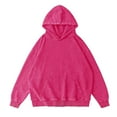 thumbnail image 1 of WILLBEST Sudadera Deportiva para Mujer, Estilo Casual, Holgada, con Capucha, Tallas Grandes, Hombros Descubiertos, Estilo Vintage Chica​​, 1 of 3