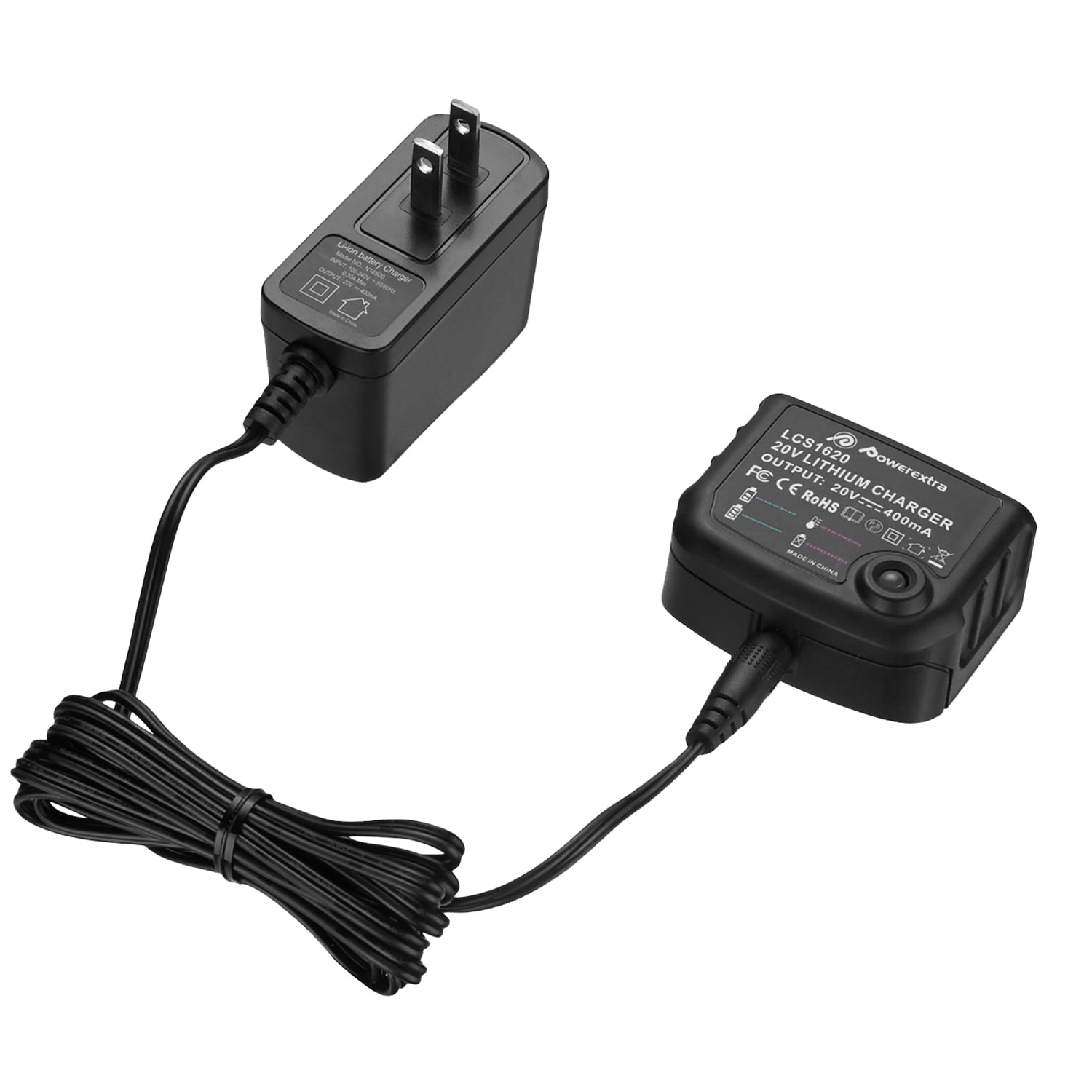 Cargador De Batería De Litio 20V Para Herramientas Black & Decker - Compatible Con Modelos BL2018, LBXR20, LCS1620 Y Más