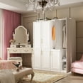 thumbnail image 6 of OxyLife Armoires with Doors Hanging Rod and Shelves, P2 Level PB, White, 75 lbs, 6 of 11