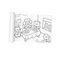 thumbnail image 3 of Rollo grande para colorear ños, suministros de arte, juguete educativo, libro para colorear, pintura de papel, papel de relleno de Color, rollo estilo D Sunnimix rollo de colorear para niños, 3 of 8
