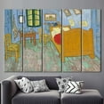 thumbnail image 4 of Reproduction Poster, Home Decor Bedroom Printed, Impressionism Artwork, Bedroom in Arles, Famous Canvas, Bedroom in Arles Art Canvas, Canvas Wall Decor - 5P Mix-Gallery Wrap, 4 of 9