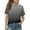 CA01-Gray, variant on Girls' Short Sleeve School Uniform Polo Shirts Casual Loose Fitting Tie Dye Print Sport Tops Blouse for 2-14 Y Light Purple 140