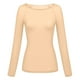 thumbnail image 2 of Blusa de malla transparente de manga larga para mujer: moldea los brazos sin costuras, elegante top a rayas para uso informal/vacaciones, tallas S-XXL, 2 of 2