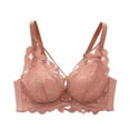 thumbnail image 1 of Abcnature Daily Comfort Bras for Women Solid Breast Collection Sagging Plus Size Bras Summer Ultra-thin Bras Daily Bras, 1 of 2