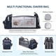 thumbnail image 2 of Mochila para pañales CESAILT 30x20x42 cm impermeable azul, 2 of 7