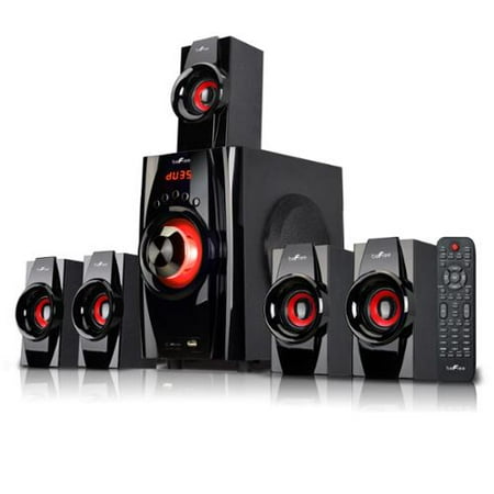 beFree Sound BFS-410 5.1 Channel Surround Sound Bluetooth Speaker System in