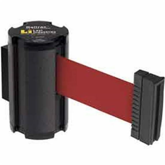 Lavi Industries 50-3010WB-RD Wall Mount 7 ft. Retractable Belt Barrier, Red