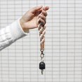 thumbnail image 2 of 2 pieces (Brown) keychain bracelet lanyard women short lanyard boho lanyard, 2 of 4