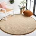 thumbnail image 2 of SAFAVIEH Natural Fiber Oswin Geometric Area Rug, Natural, 6' x 6' Round, 2 of 7