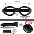 Bikershades Motorcycle BIFOCAL Goggle Reader Sunglasses Foldup Safety