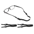 thumbnail image 1 of Unique Bargains Adjustable Glasses Straps No Tail Eyewear Retainer, Black 2 Pcs, 1 of 6