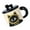 Yellow and green, variant on Portable 370ML Ceramic Cats Mug Personality Office Coffee Drinking Cup with Lid Heat Resistant Beverage Drinkware