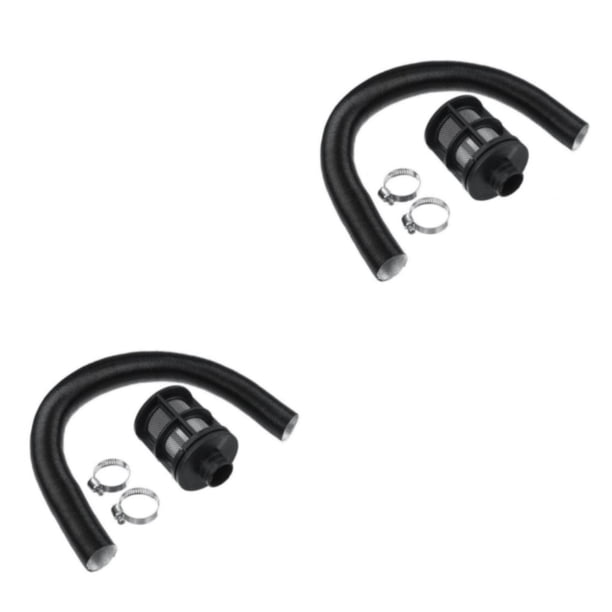 Riwesomey Clips de salida de manguera de tubo de conducción de coche, Kits flexibles de estacionamiento de aire de 25mm, conector de repuesto, 2piezas