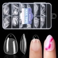 thumbnail image 1 of Gel transparente Nail Tips Wilfniee Extra Short Almond, 240 unidades, 1 of 8