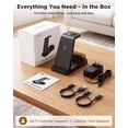 thumbnail image 5 of 36W Wireless Charger: ETEPEHI 5 in 1 Fast Charging Station Compatible for iPhone 17 16e 16 15 14 13 12 Pro Max iWatch Samsung Tablets iPad, 5 of 11