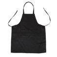 thumbnail image 1 of Unisex 2 Pocket Black Kitchen Apron Bib, One Size in Medium, 1 of 1