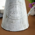 thumbnail image 4 of Shabby Chic Metal Pitcher Flower Vase White Vintage Succulent Planter Barrel for Office Decor Farmhouse Jug Plant Container, 4 of 9