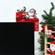 thumbnail image 4 of Fiudx Adhesivo Navideño para Esquina de Puerta de Madera, Diseño de Papá Noel y Reno Pintado a Mano, Decoración Colorida para Festivales, Decoración Navideña para El Hogar, Fácil de Instalar, Regalo, 4 of 4