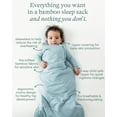 thumbnail image 2 of Quilted Supersoft Sleep Sack, 2.5 TOG Premium Bamboo Viscose Warm Baby Sleeping Bag, Thick Babies Wearable Blanket, 2 of 8