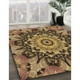 thumbnail image 2 of Ahgly Company Indoor Rectangle Patterned Blood Red Brown Area Rugs, 6' x 9', 2 of 6