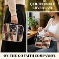 thumbnail image 2 of FOR U DESIGNS Cross American Flag Print Bible Case Lightweight Bible Holder Case with Handle Washable Book Cover Church Bag Bible Protective Tote Bag with Zipper Pocket, 2 of 7