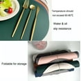 thumbnail image 4 of Miumaeov 2 Pcs Oval Placemats for Table PVC Table Mats 17.1x11.8 Inch Washable Green and White, 4 of 7