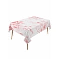 thumbnail image 2 of Pink Floral Art Tablecloth Rectangle Table Cloth 60x120, Waterproof Tablecloth Outdoor Table Cloth, Watercolor Botanical Spring Flowers Washable Table Cover for Kitchen Dinning Party, 2 of 8