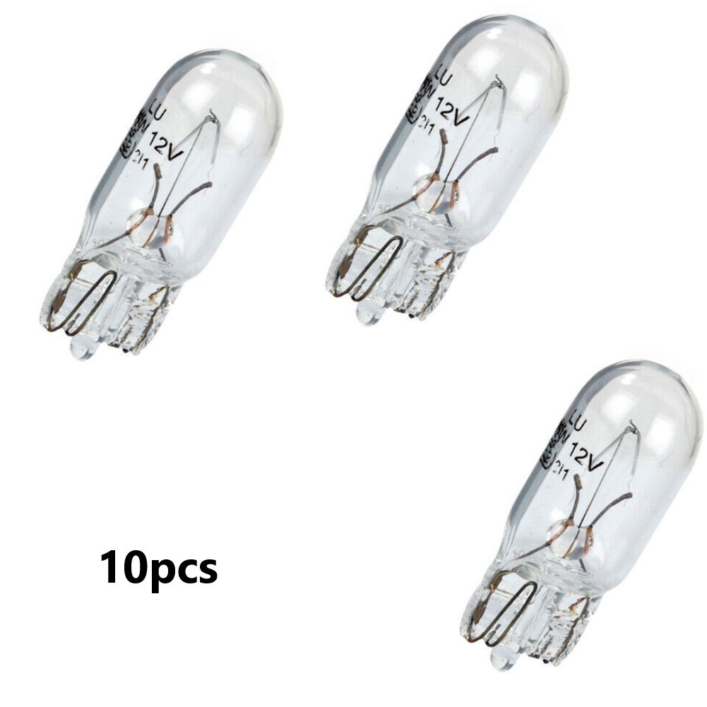 501 W5W 12V 5W Capless Bulb – Side Light, Number Plate – Clear Halogen – Fits Peugeot & UK Vehicles