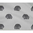 thumbnail image 4 of oneOone Cotton Flex Fabric Elephant Block Print Fabric By The Yard 40 Inch Wide, 4 of 4