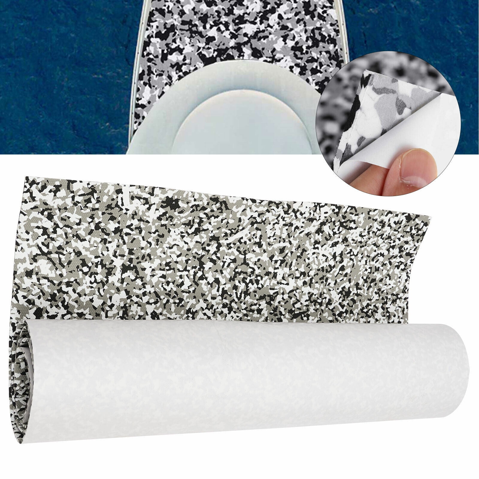 EVA Foam Marine Boat Gym Yacht Flooring Teak Decking Sheet Gray Camo Carpet 6mm
