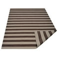 thumbnail image 2 of Rugsotic Carpets Eco-Friendly Woven Hand Woven Kilim Flat Weave Cream Brown Contemporary Area Rug, 6'7''x9'10'' Rectangle, Antimicrobial, 2 of 5
