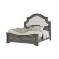thumbnail image 2 of Grace Traditional Style Tufted King 5 Pc Bedroom Set Made with Wood in Gray, 2 of 22