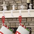 thumbnail image 5 of 1pc Christmas Stocking Holder Xmas Sock Hook Fireplace Hanger Metal Clips Christmas Party Tree Hanging Hooks, 5 of 8