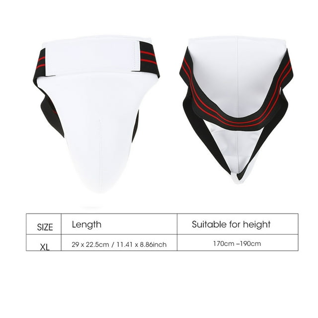 Groin Protector Cup, Men Taekwondo Groin Guard Karate Jockstrap Sanda Crotch Protector for Boxing Muay Thai Kickboxing Training
